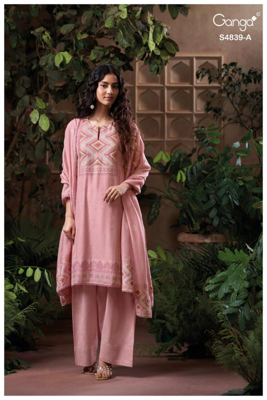 Ganga jivara 4839 wholesale georgette pakistani dress material